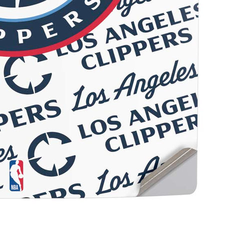 NBA Los Angeles Clippers Blast Text PS5 Digital Edition Console Skin